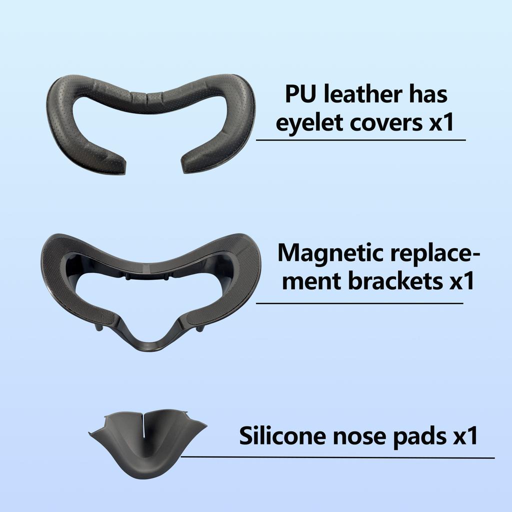 Face Cover for Valve Index VR Accessories Anti-Scratch Protective Cover Nose Pad eyelet Cover