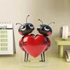 Heart-Shaped Ladybug Acrylic Decor - Ideal for Home, Windows, and Parties
