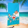 Cute Cartoon Character Printed Microfiber Beach Towel Quick Dry Soft Bath Towel For Kids Swimming
