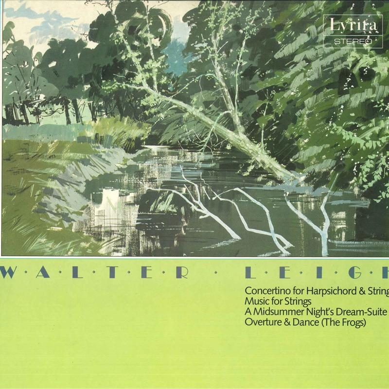 

LP Record WALTER LEIGH - Concertino - Music For Strings - Mi SRCS126 LYRITA RECORDED 1985 UK Classical Used