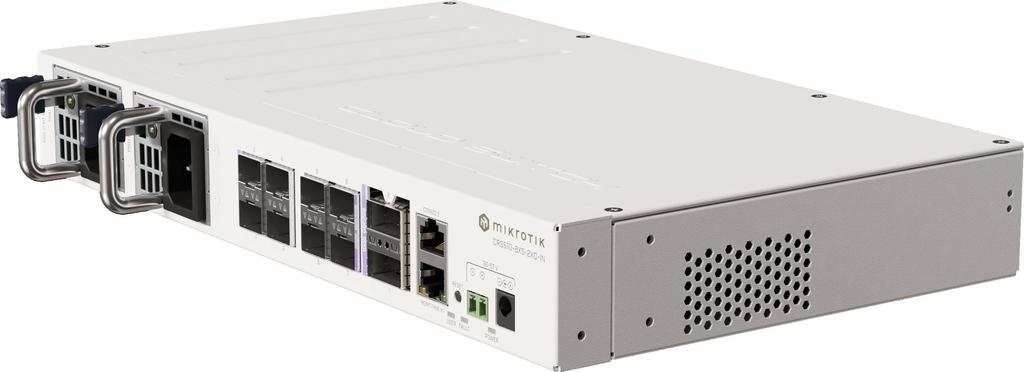 MikroTik CRS510-8XS-2XQ-IN Network Switch, 8x25G SFP28, 2x100G QSFP28