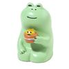 Mini Frog Figurine Resin Frog Sculpture with Rocking Chair Small Healing Frog Ornament for Car Interior Home Office Desktop