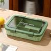 Lunch Box With Temperature Resistance And Five Compartments For Office And School Use