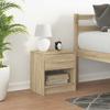 Nightstand with Drawer Sonoma Oak 39 x 28 x 41 cm