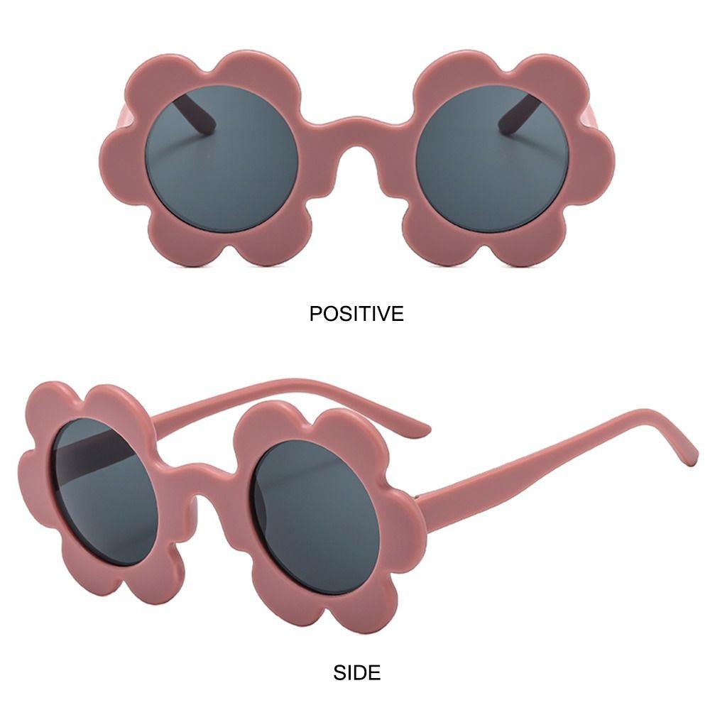 Y2K Flower Shades UV400 Protection Sun Glasses Retro Sunflower Sunglasses  for Women