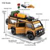1/32 Odlewany Pojazd dla Land Rover Defender Furgon Model Samochodu Zabawka Dźwięk Światło Zabawka