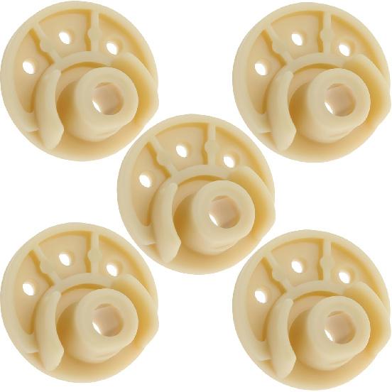 PartsBroz WP9709707 9709707 Rubber Foot Pads (5-Pack) - Compatible With Whirlpool KitchenAid Stand Mixer Blender - Replaces AP6013808 115792 1376946