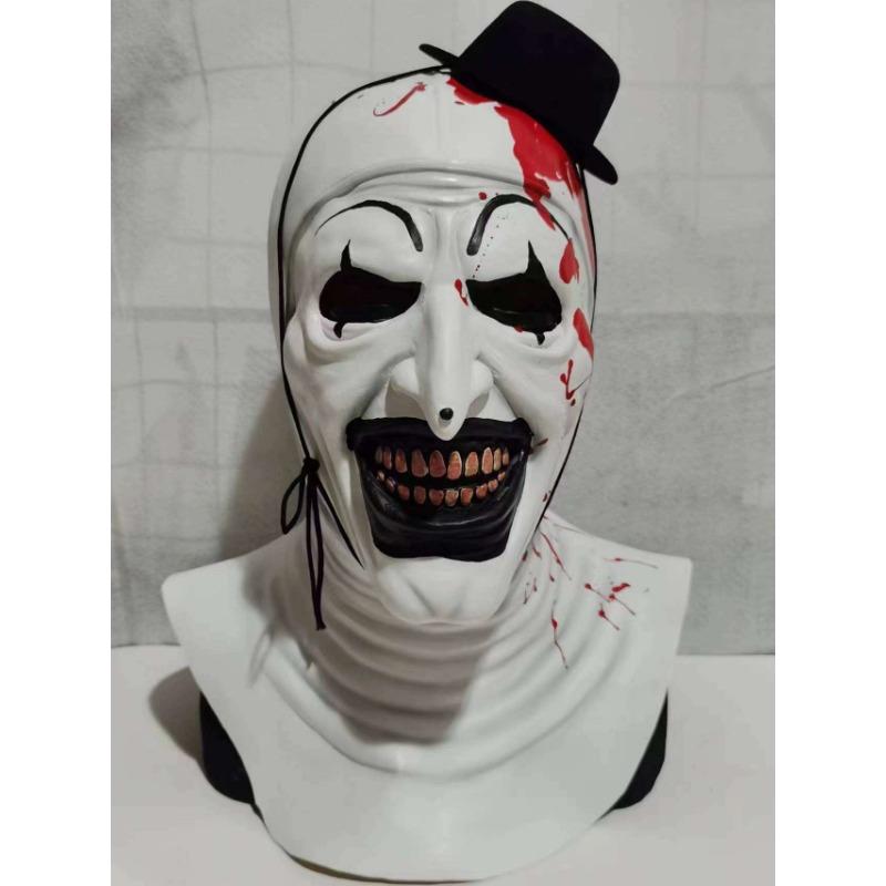 Horror movie broken soul clown costume stage performance suit