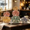 Autumn Theme Party Supplies 3Pcs Fall Wooden Pumpkin Tabletop Decor, Layered Cutout Maple Leaf Entryway Decorative Piece Figurine, Harvest