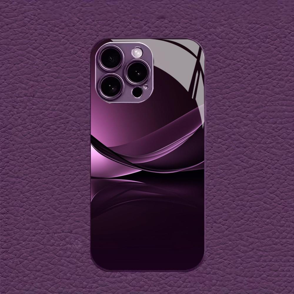 Sleek Purple Gradient Swirl for Coque Iphone for Iphone 17 Case Fashion Case Fundas Glass for iPhone 17 16 15 14 13 Pm Pro Plus