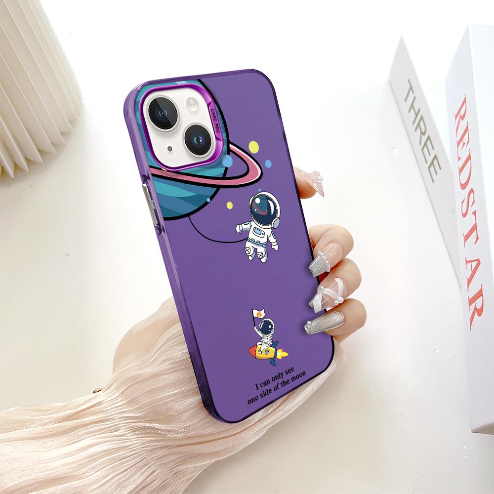 Fashion Colorful Sliver Double Sided Phone Shell Soft Edge Hard Case Full Cover Shockproof Phone Casing for Samsung A16 A55 Xiaomi Redmi 14C Poco C75