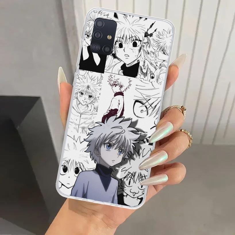 Killua Hunter HXH Phone Case for Samsung Galaxy A52 A32 A22 A12 A02S A50S A30S A10S Note 20 Ultra 10 Plus S10 A31 A20 A71 A72 Ga