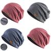 Cotton Knit Beanie For Winter With Windproof And Breathable Features For Men And Women