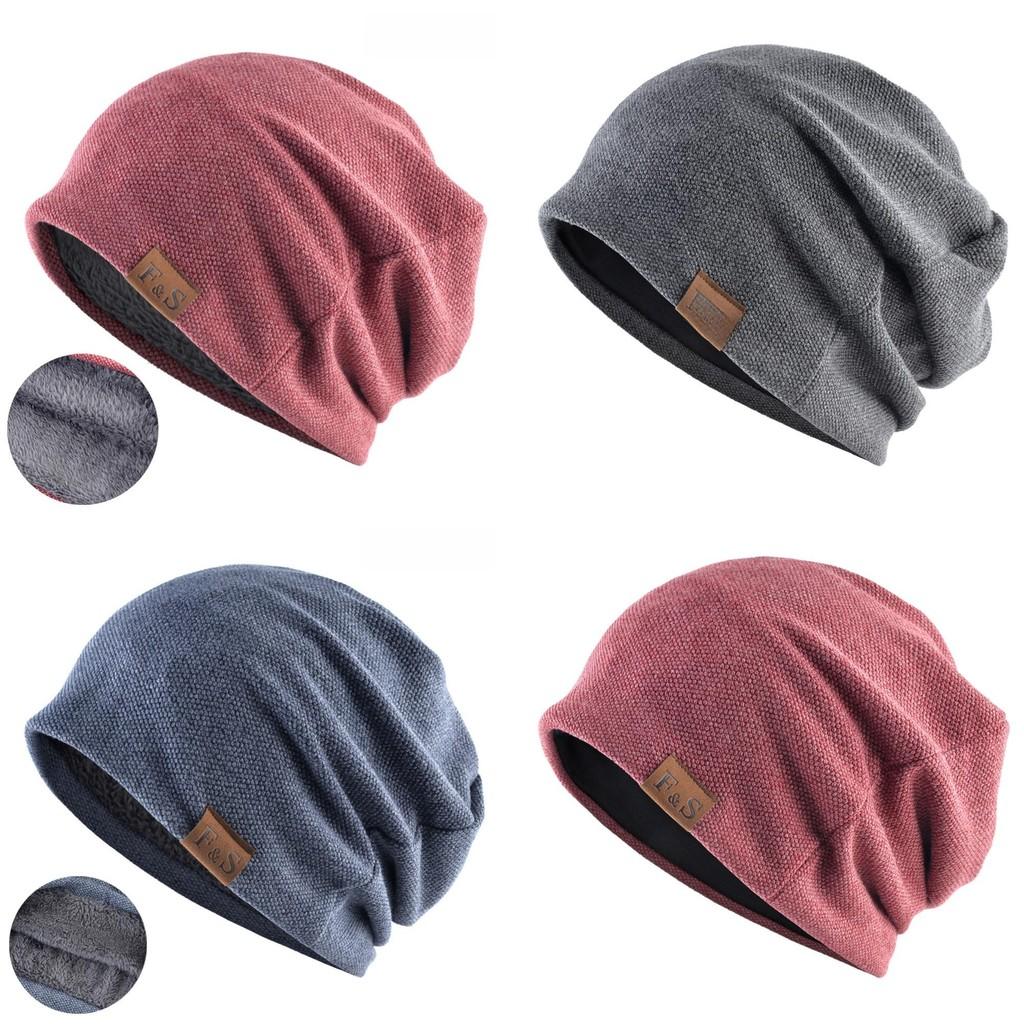 Cotton Knit Beanie For Winter With Windproof And Breathable Features For Men And Women