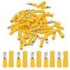 50Pcs Crimp Connector 12‑10 AWG Insulated Male Female Bullets Wire Terminal Set Kit