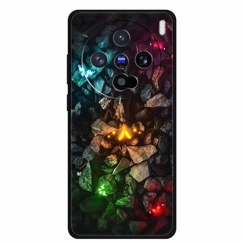 Cartoon Patterns Phone Case For Vivo X100 Ultra pro 5G Soft TPU Silicone Shield Back Cover Funda X 100 Fashion Luxury Bumper