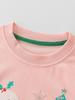 25th Anniversary Cartoon Christmas Print Girl's Autumn Hoodie Pullover