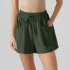 Women's Shorts Casual Summer Color Drawstring Beach Loose Pockets Shorts
