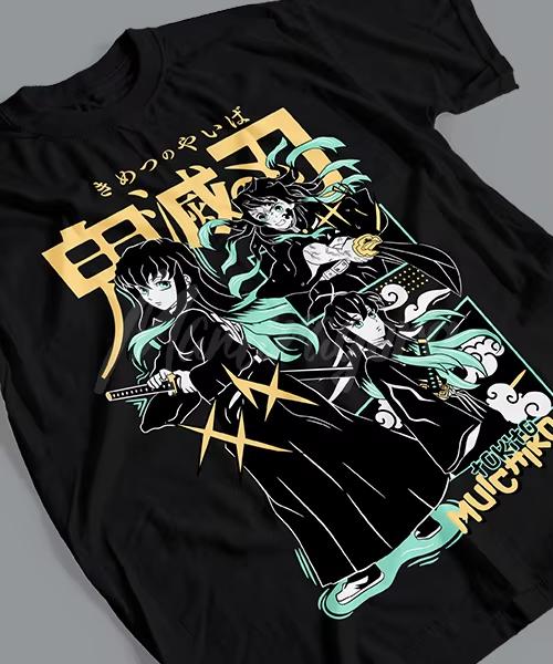 Anime Demon Slayer Muichiro Tokito Estados Printed Tshirt Unisexs and Womens Tshirt Unisexs Top Sports Tshirt Unisexs Tshirt New S