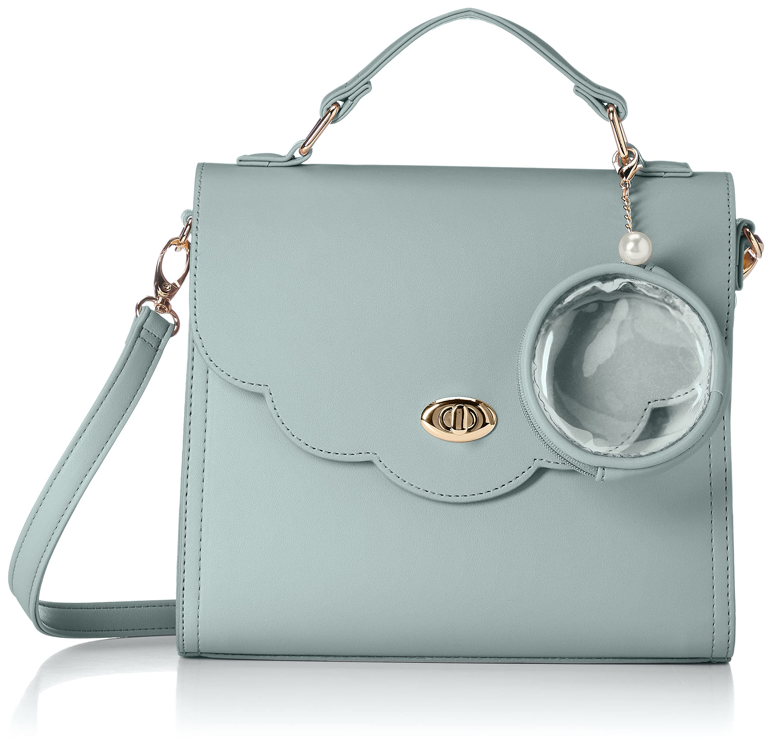 

2WAY Scallop Shoulder Ita Clear Ita Deco Oshikatsu Oshikatsu Live Going Everyday Sax [WEGO] Bag, Bag, Bag, Bag, Bag, Bag, Handbag, Oshikatsu, Goods,