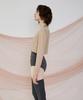 Debiweeo New Wave Holic Crop Long Sleeve Tee Devi-T0047-Beige