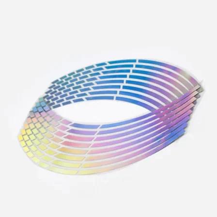 Motorcycle sticker Car Tire Decals Trim Strips Universal Reflective Bike Wheel Sticker Waterproof Wheel Rim Tape  17"18"