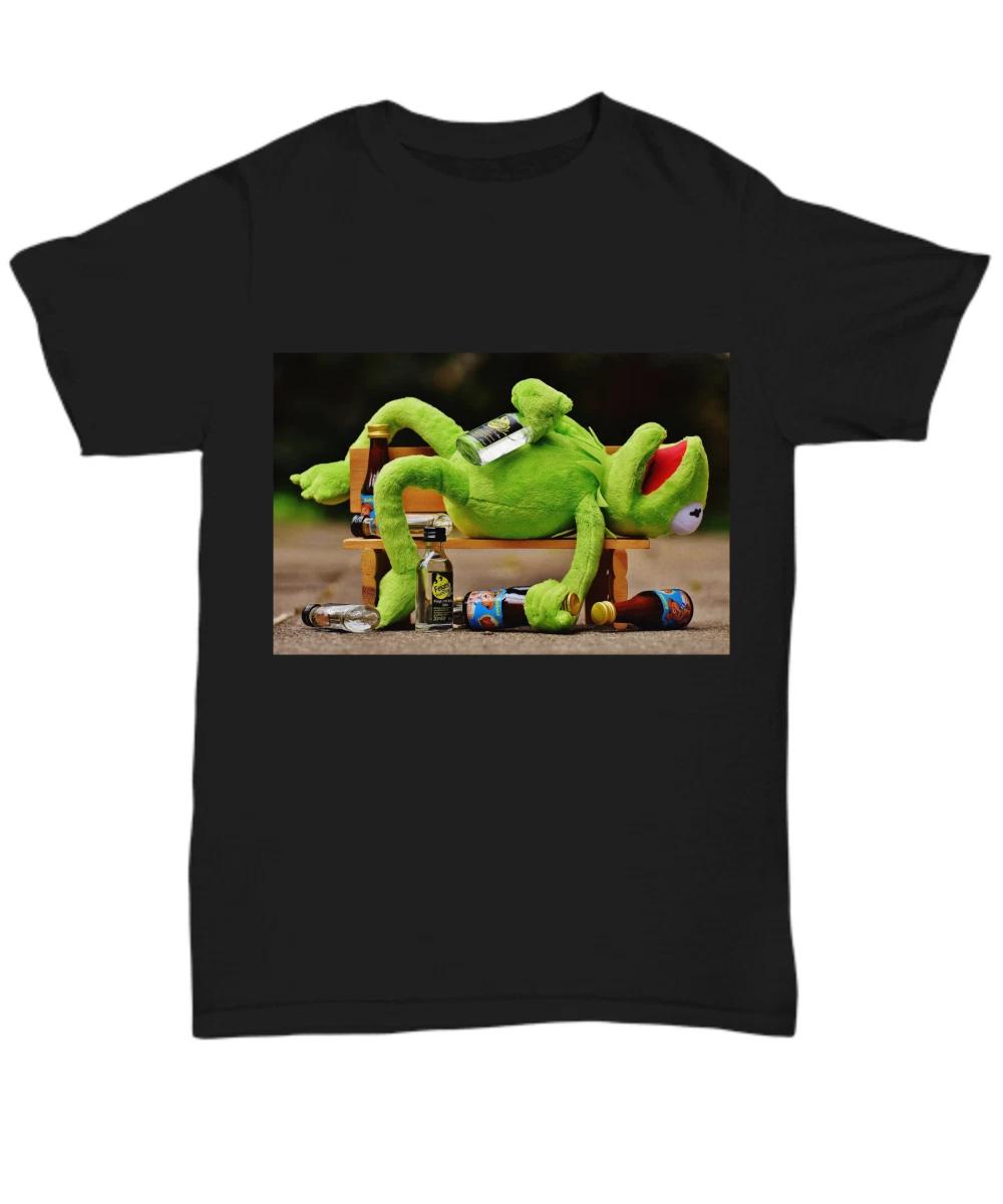 Funny Kermit The Frog Shirt, Funny Frog Shirt, Drunk Kermit, Frog Shirt - Unisex L