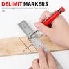 Professional Deep Hole Woodworking Pencil - 2.8mm Marker for Precise Line Drawing & Notations
