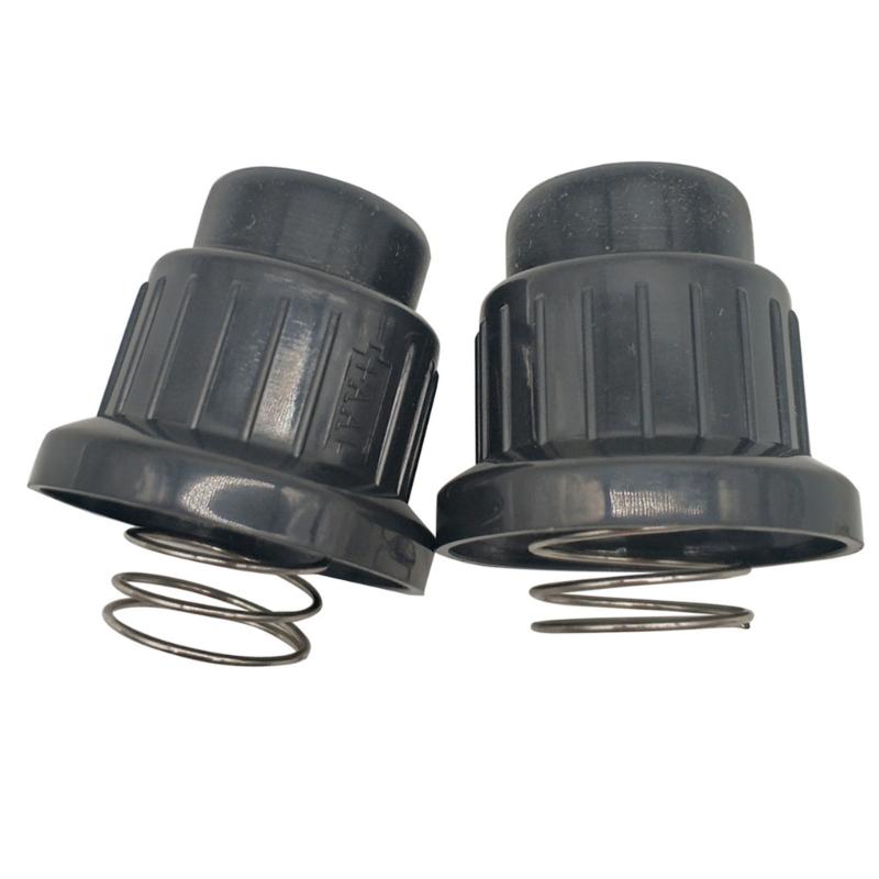 2pcs Grill Igniters Replacement Caps Plastic Push Button with Spring Spark Generator Knob Outdoor Cooking Supplies