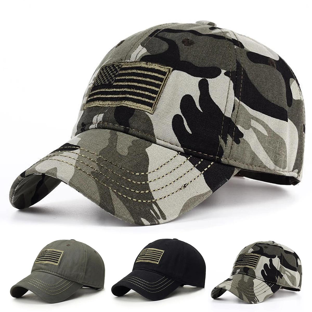 Freedom Outdoors Women's Army Green Unisex Flag Of The United States Embroidery Baseball Caps Spring Autumn Outdoor Adjustable Casual Hats Sunscreen Hat Sports Cap