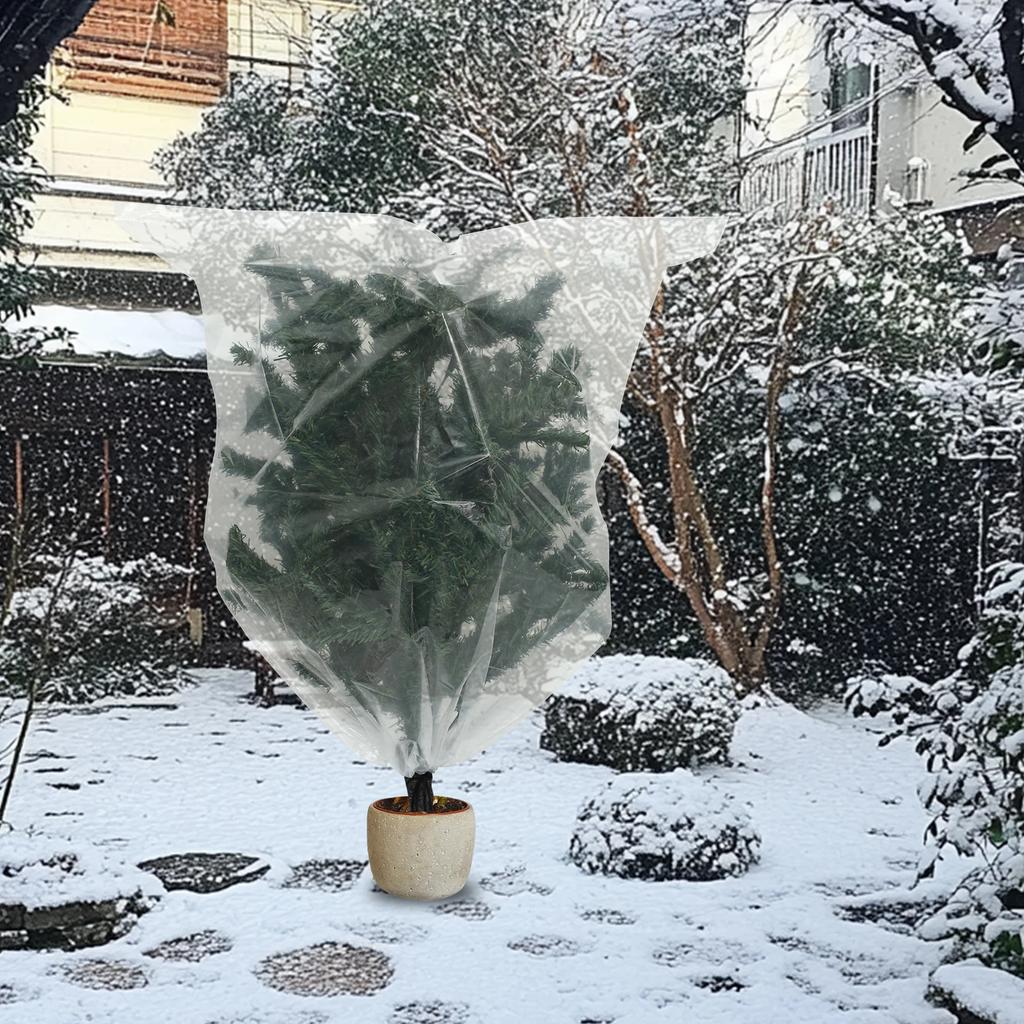4/5Pcs Plants Bag Cover Freeze Protection Against Frost Covers with Drawstring Reusable Tree Frost Blanket Garden Plant Tools
