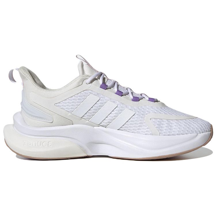 Adidas Alphabounce+ Bianco Viola College Scarpe da Ginnastica da Donna Bianco Nuvola Team-Viola-College HP6150