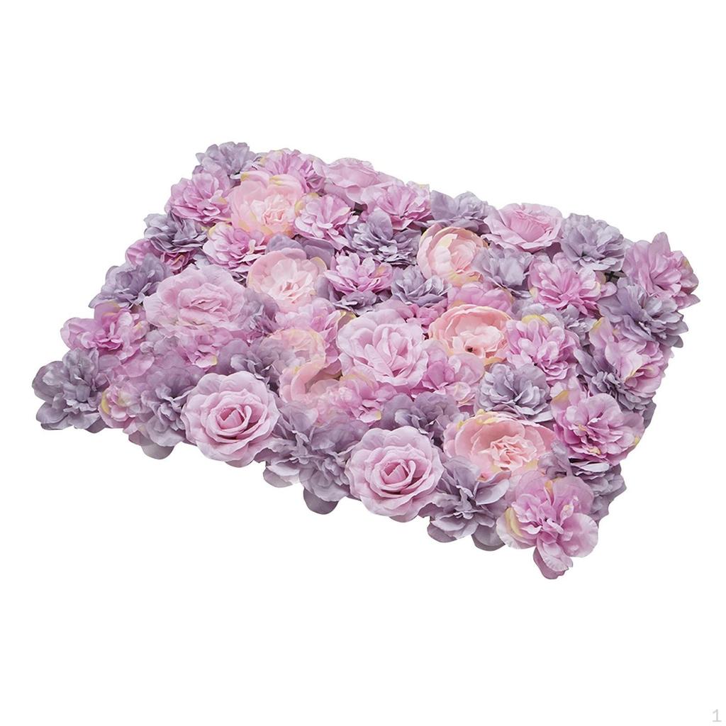 Decor 3D Panel Silk Flowers for Wedding Backdrop