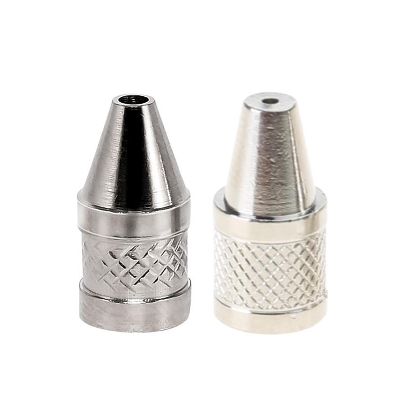 5 Stück 1,6 mm/1,2 mm Düse Lötkolbenspitzen Metall Lötspitze für Elektrische Vakuum-Lötsaugpumpe Entlötpumpen Schweißen