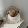 Minimalist Shoulder Bag Pu Material With Zipper Closure For Daily Use