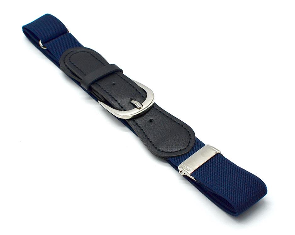 

Детский однотонный эластичный ремень, Детский эластичный брючный ремень, Для мальчиков и девочек, для детских садов, чтобы брюки не спадали темно-синий