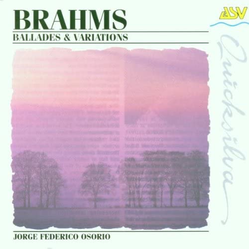 

CD BRAHMS; OSORIO - Brahms;Four Ballades Non Japan Classical Used