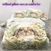 Watercolor Animal Painting Pattern Bedding,Quilt Set Quilt Cover Pillowcase Home Birthday Gift (1*duvet Cover+2*pillowcase,without Core)