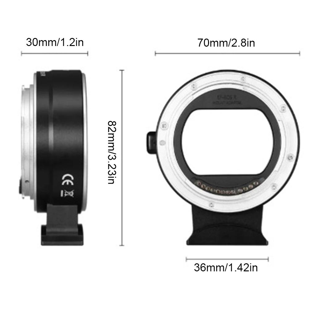 EF-EOSR Auto Focus Lens Adapter Support EXIF Camera Autofocus Converter Ring for Canon EF EF-S Len To EOS R RF R5C R6 R7 R10 R3