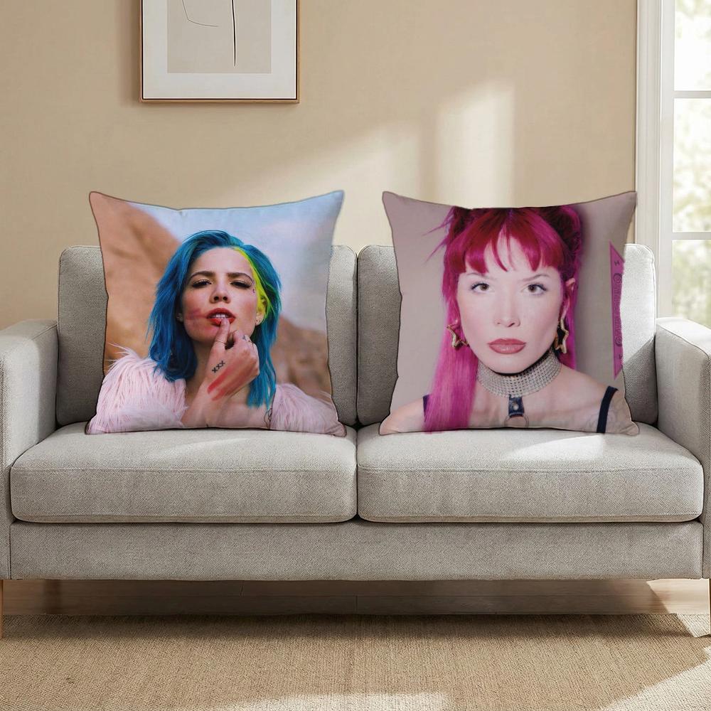 Singer H-Halsey Cushion Cover Multi-Scene Pillow Cover for Home & Car - Reversible, Soft & Durable for Daily Use