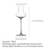 CRISON TT6203 Crystal Tulip Shape Tasting Glass Creative Goblet Whiskey Cocktail Cup with Lid Fragrant Glassware for Beverages