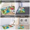 Custom Heidi Peter And Grandpa Doormat Anti-Slip Entrance Bathroom Kitchen Floor Door Mats Garage Rug Carpet Footpad