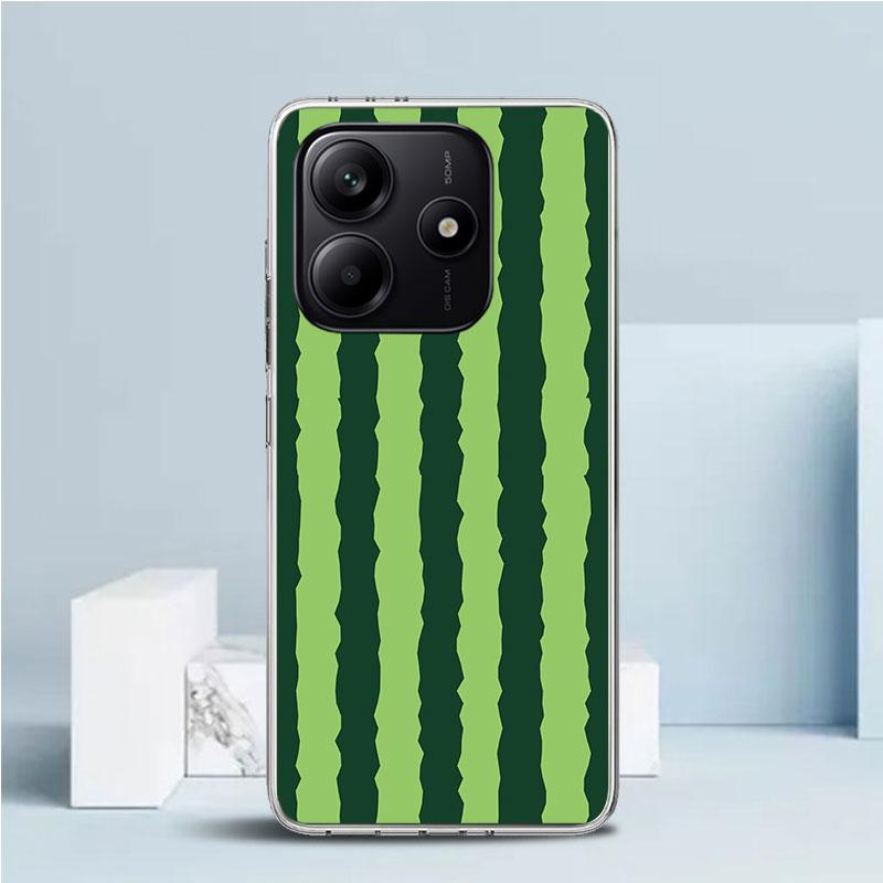 Watermelon Summer Fruit Phone Case For Xiaomi Redmi Note 15 14 14S 13 12S 12 Pro Plus 11S 11 11T 11E 10S 10 + Soft TPU Back Cove