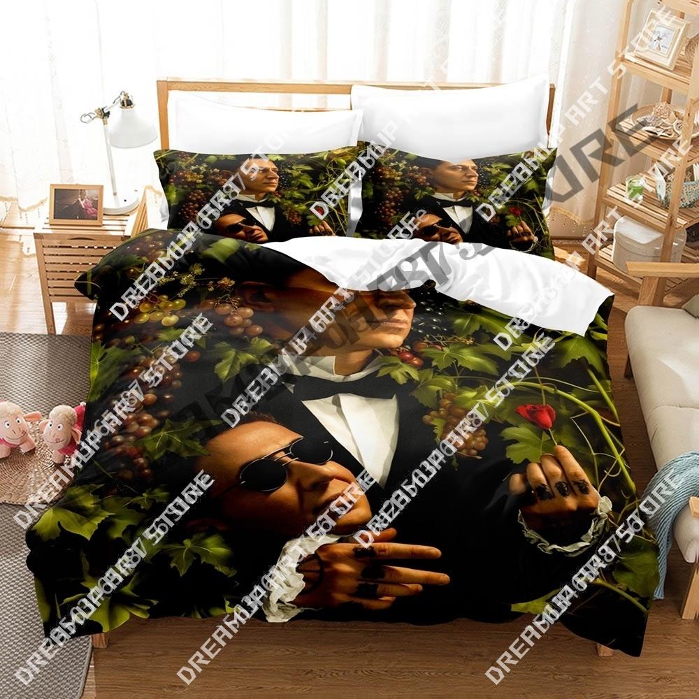 3D Print Oxxxymiron Bedding Set Boys Girl Twin Queen King Size Duvet Cover Pillowcase Bed boys Adult Home Textiles