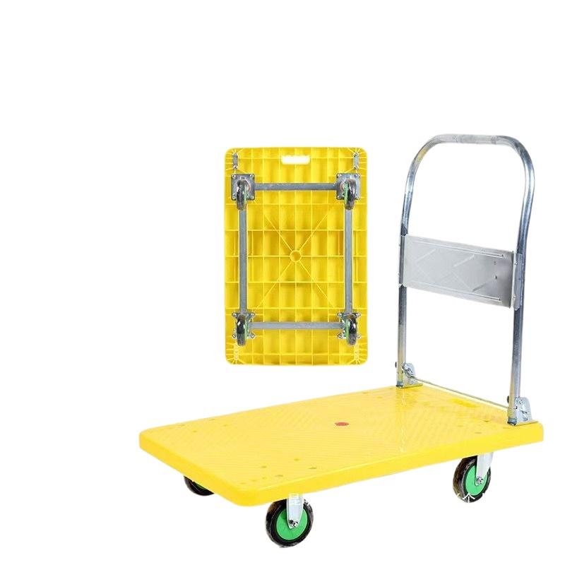 Silent Foldable Tablet Trolley: Portable, Lightweight, Folding Hand Truck for Home & Outdoor Use