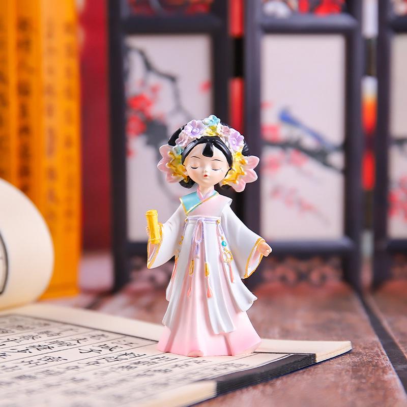 Şarap Dolabı ve Oturma Odası İçin Yaratıcı Retro Prenses Figür Dekorasyonu