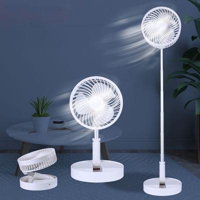 Ventilador Portátil USB Recargable Plegable Telescópico de Pie Control Remoto Mini Ventiladores Camping al Aire Libre Ventilador de Refrigeración para el Hogar