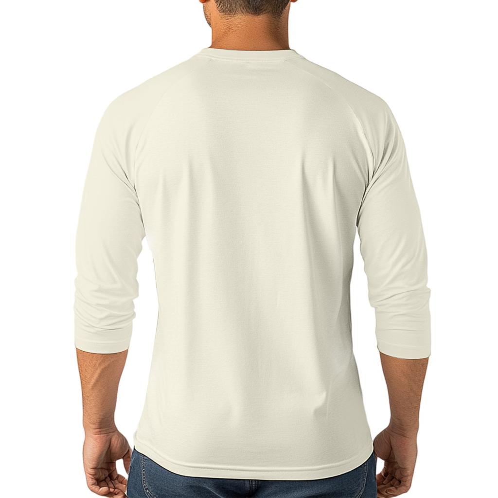 Men's Raglan Sleeve Three-quarter Sleeve Top