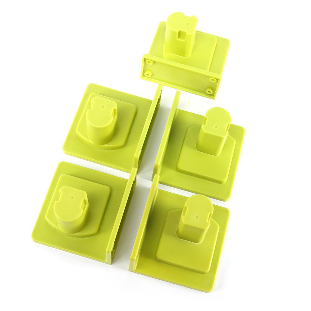 2~10Packs For Ryobi Holder 18V Battery Adapter Drill Mount Dock Case Suitcase For The Power Tools Storage Accessories Tool Brack