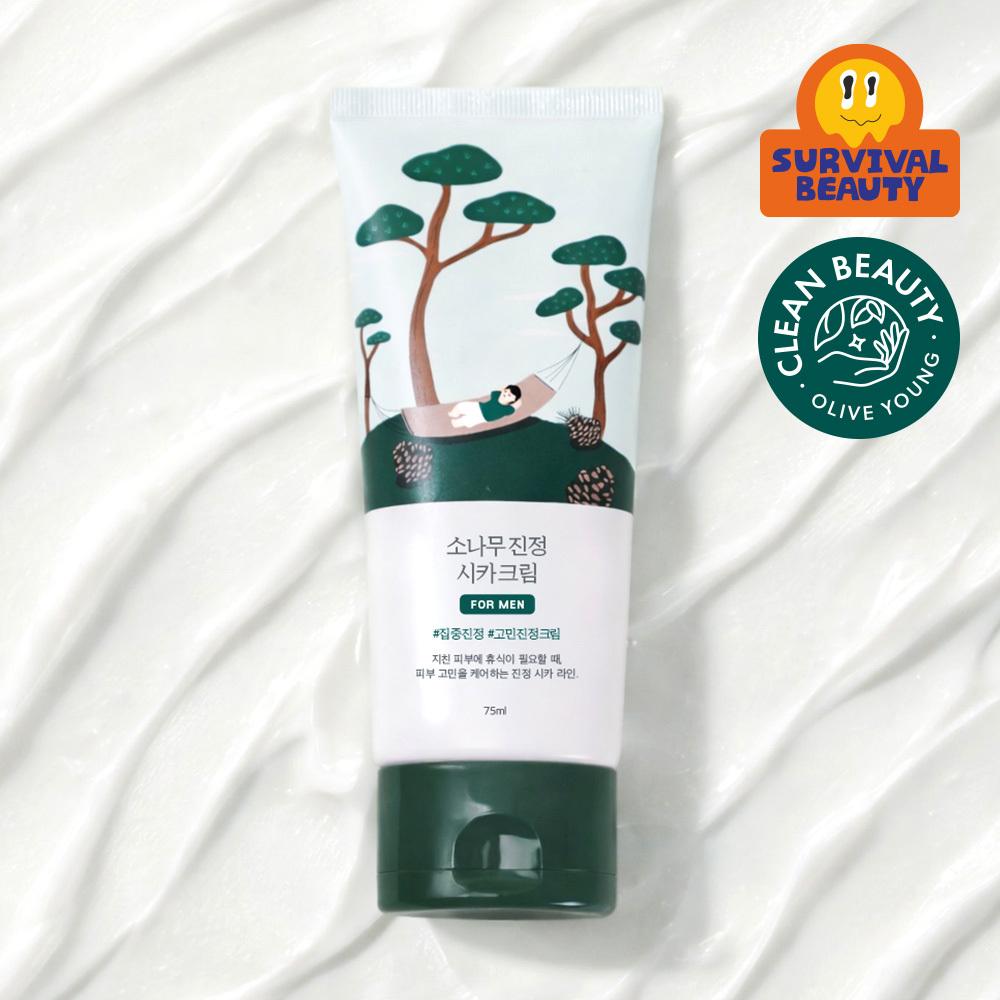 Round Lab [sensitive Soothing] Round Lab For Men Pine Soothing Cica Cream 75ml